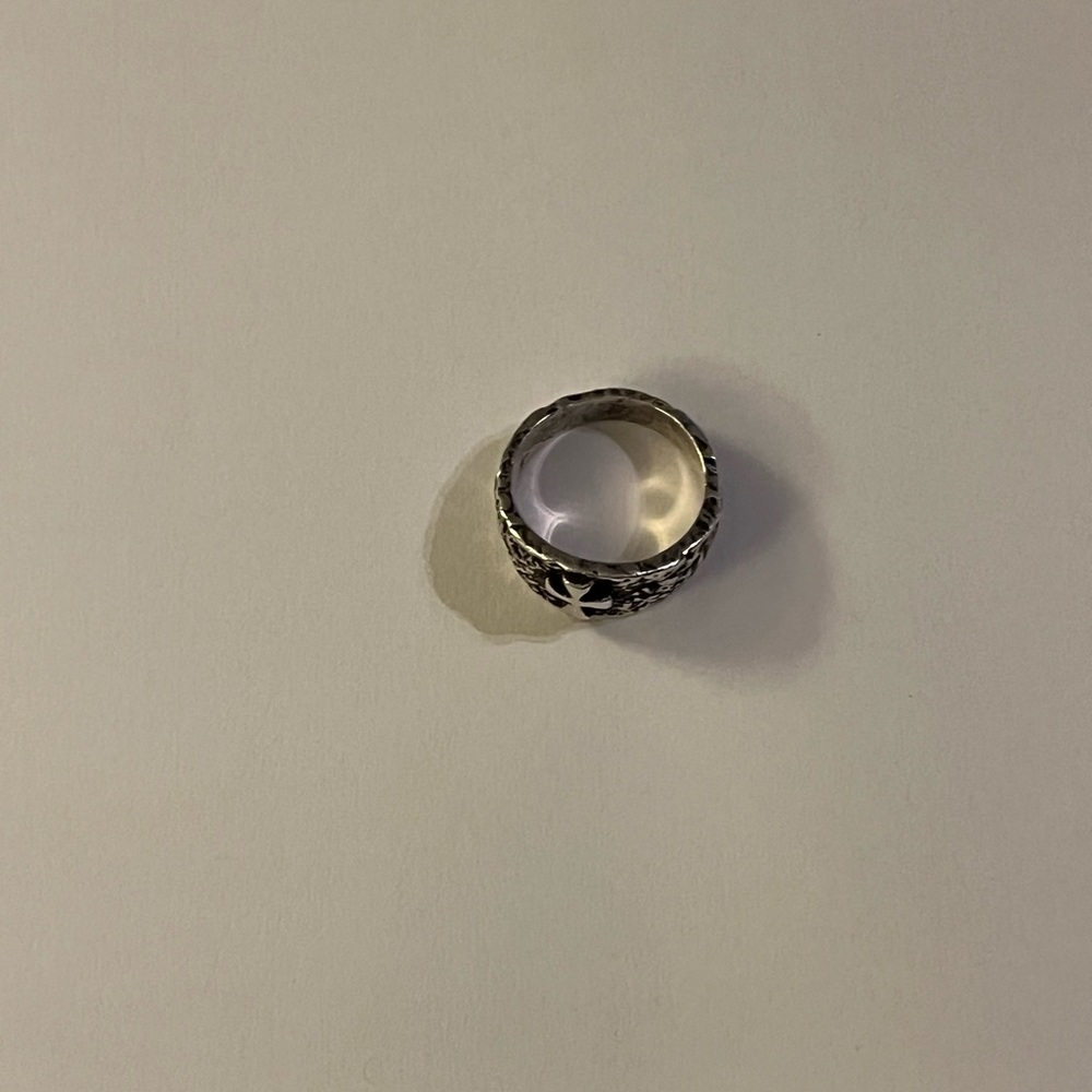 PRICE DROP!!!! James avery hammered cross ring - Picture 3 of 7
